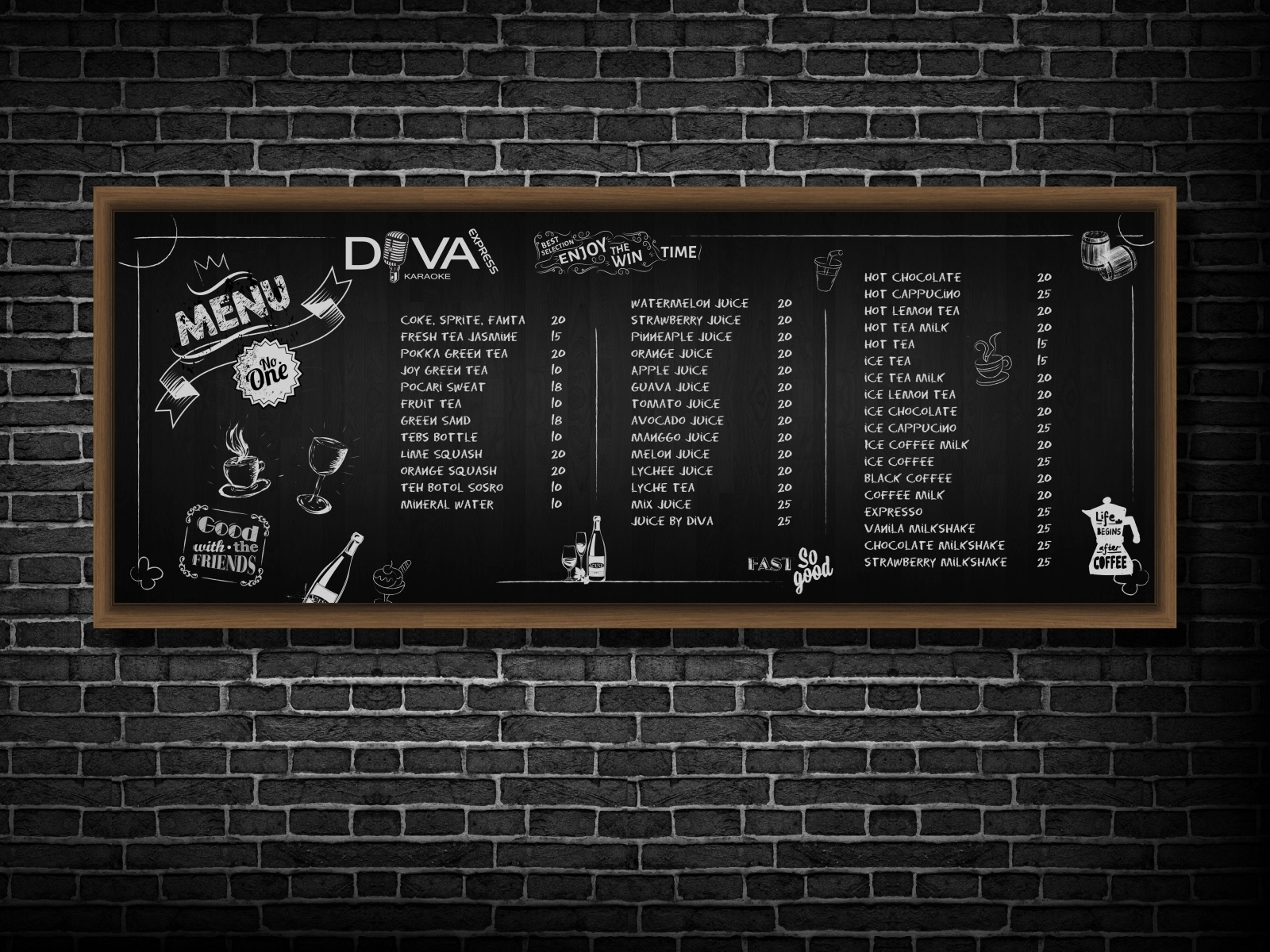 Bar Frame Design by Rays Wall on Dribbble