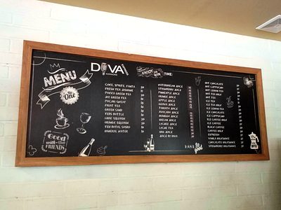 Bar Frame Display bar bar frame beverage brand branding cafe design diva diva karaoke dribbble food indonesia interior karaoke lobby menu mock up print product promotion