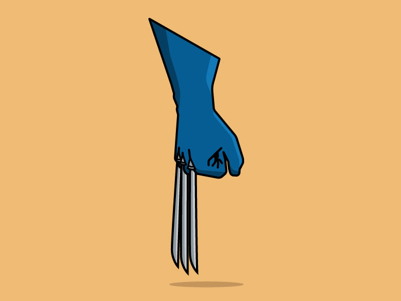 LOGAN logan illustrator vector antimantium x-men wolverine