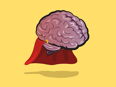 Super Brain. brain ipad pro smarts use it vector