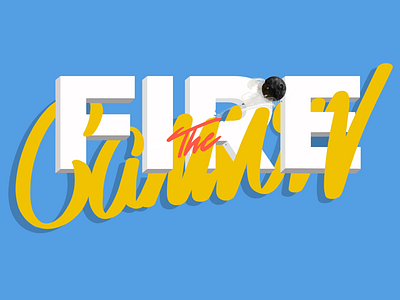 Let it fly cannon illustration type