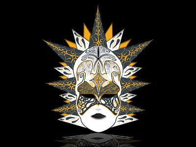 The Volto art artist design logo mask