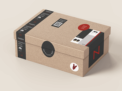 NAKEN MAILBOX 3d branding concept design graphic design mailbox