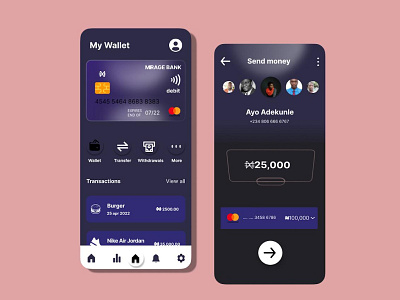 Fintech app design concept app fintech graphic design logo ux