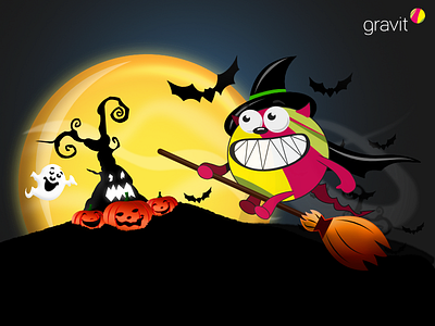 Gravit - Halloween @gravit gravil gravit halloween illustration vector