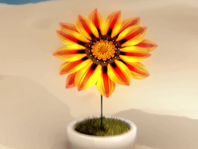 Sun Flower - Background 3d background blender flower sun