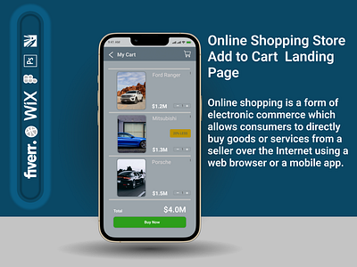 Add to Cart Landing Page