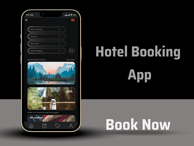 Hotel Booking App Home Page