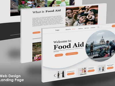 Food Aid Landing Page