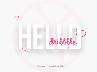 Hello Dribbble!