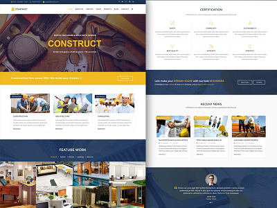 Construct - Joomla Construction & Business Template