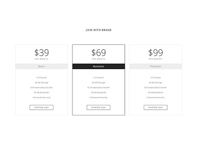 Brands - Creative Business Theme clean cretive design landing minimalistic page product simple template ui visual web