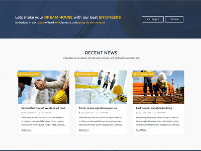 Construct - Construction & Business Template