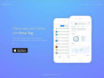 Check app price history with Price Tag app store ios iphone price