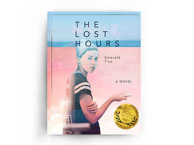 The Lost Hours books cover design girl layout people photography pink publication typography