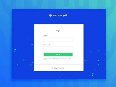 Cloud Startup Login Screen blue branding design illustration login onboarding saas space startup user interface ux