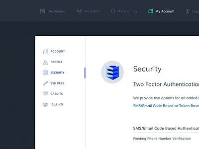 Setting Security admin app design digital icons illustration menu product profile saas ui ux