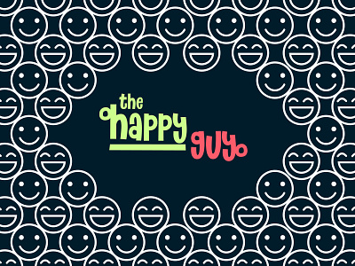 The Happy Guy logo design brand design branding design emoji funny graphic design logo logo design smile visual design
