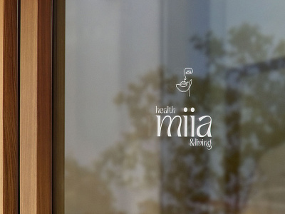 Miia logo design window sticker