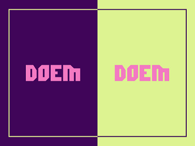 DOEM logo design