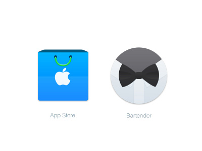 Mac Replacement Icons: App Store & Bartender app store bartender icon mac yosemite
