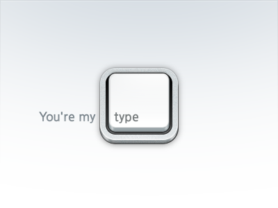 You're My Type apple iphone keyboard type wallpaper