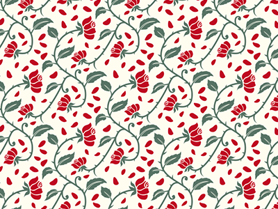 Roses Seamless Vector Pattern Free cupid free freebie love pattern red rose seamless spring vector