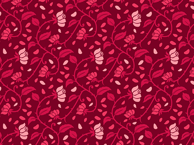 Roses Seamless Vector Pattern Free 2