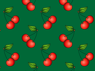 Cherry Fruit Seamless Pattern background cheryy food free freebie pattern red seamless vector
