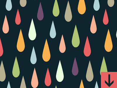 Free Colorful Drops Seamless Vector Pattern