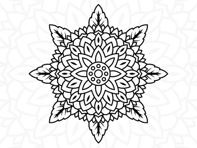 30+ Flower Mandala Free Vector Free