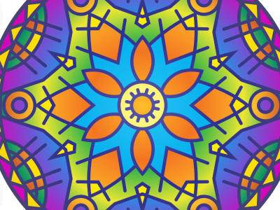 Free Colorful Mandala Design