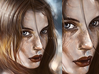 The Girl - Digital painting digtal painting