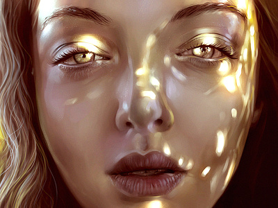 The face digital digitalart face painting photoshop portrait