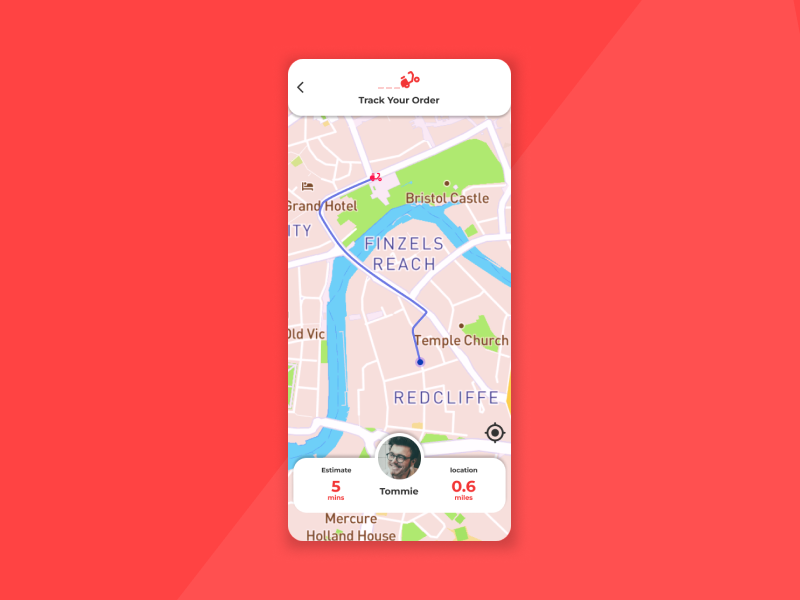 Location Tracker Daily UI 020 by Ciarán Cliffe on Dribbble