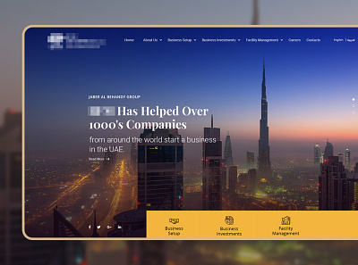 Dubai Business Consulting Company consulting consulting firm creative creative design design idea ui design ux design uxdesign webdesign website website design