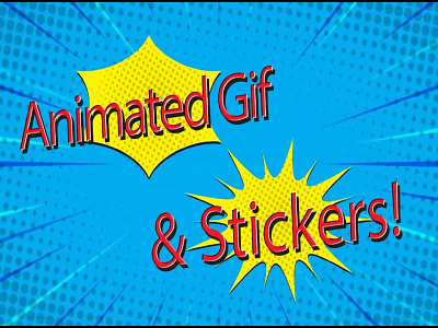 Animated gif and Stickers 2d animation animated gif animation gif graphic design illustration motion graphics stickers video animation