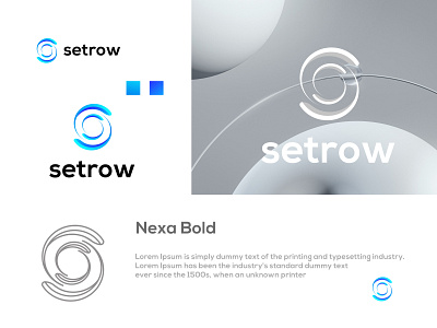 setrow app icon bran identity branding business logo clean logo colorful letter s logo logo design logo maker logofolio logotype minimal modern monogram symbol template unique vector