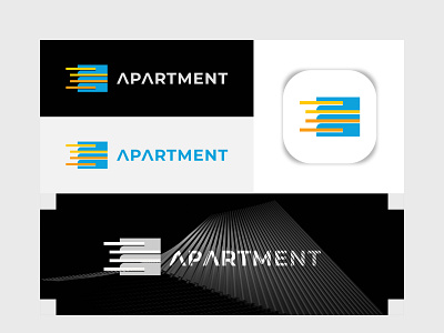 Apartment Construction, Building, Estate logo design