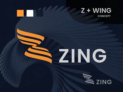 Letter Z Wing logo design