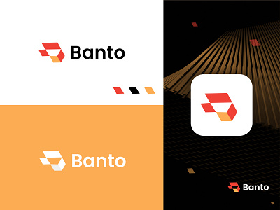 Banto Construction modern logo design