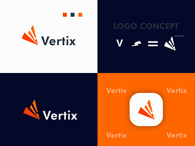 Vertix logo design