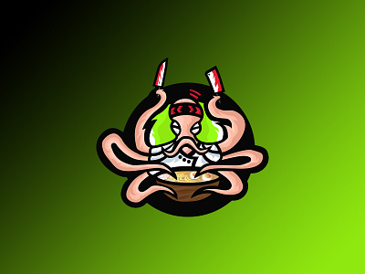 Octopus - Mascot Logo Design branding design graphic design illustration logo logo design