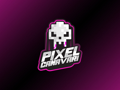 Pixel Canavarı - Mascot Logo Design branding design graphic design illustration logo logo design