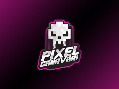 Pixel Canavarı - Mascot Logo Design