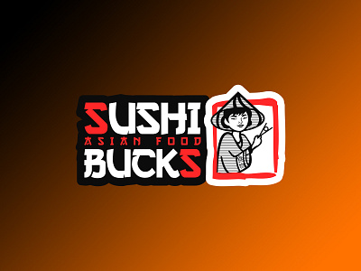 SushiBucks - Branding & Mascot Logo Design branding design graphic design illustration logo logo design