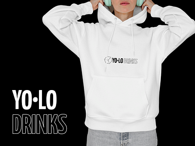 Мерч для бренда напитков Yolo Drinks