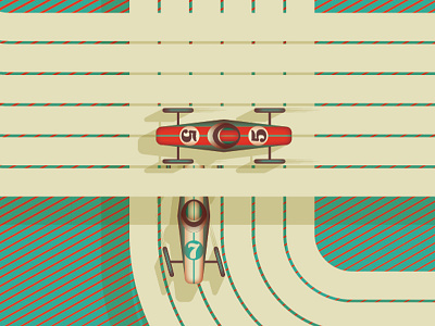 Slot Car Soap Box illustration timothy brennan vector vector illustration