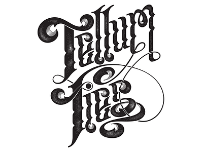Tellum Ties WIP hand drawn hand lettering lettering timothy brennan type type illustration typography vector