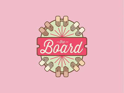 The Board brand identity identity illustration logo logo design timothy brennan